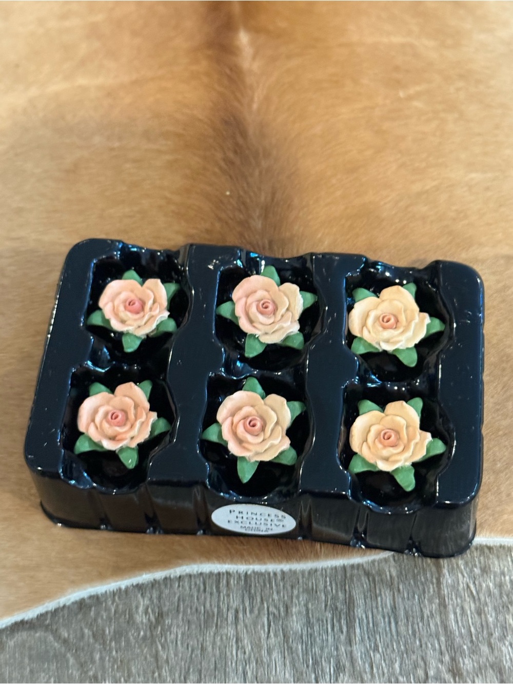 NWT Princess House Exclusive Floral Candle Pins Set of 6